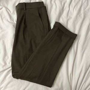 Uniqlo wore once dark green heat tech trousers